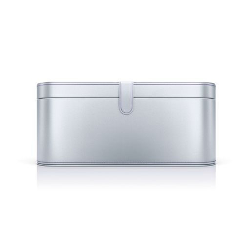 Чехол из экокожи серебристый