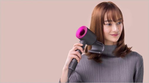 Фен Dyson Supersonic для волос (фуксия) с 5 насадками