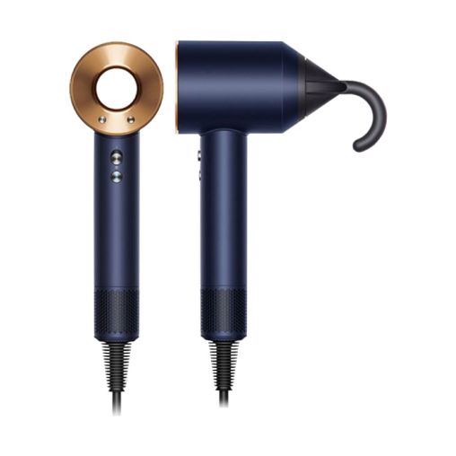Фен Dyson Supersonic HD07 синий медный с 5 насадками и дорожным чехлом