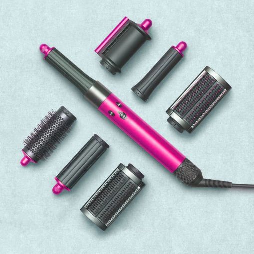 Стайлер Dyson Airwrap HS05 (фуксия/яркий никель) Complete с чехлом