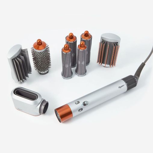 Стайлер для волос Dyson Airwrap HS01 8-ю насадками, дорожным чехлом с кейсом (медный)