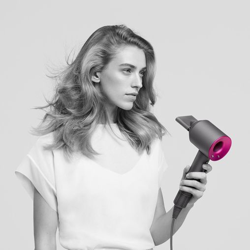 Фен Dyson Supersonic HD07 (синий/медный) с 5 насадками и черным дорожным чехлом