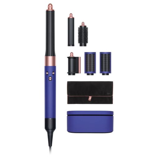 Стайлер Dyson Airwrap HS05 Complete Long оттенка Vinca blue Rosé с кейсом и дорожным чехлом для длинных волос
