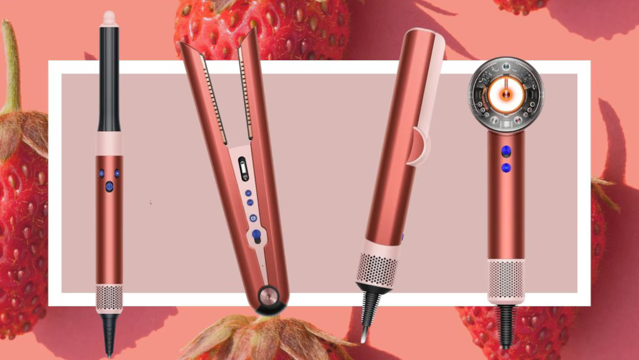 Цвета природы в праздничных фенах Dyson: клубничный бронз и розовый блаш